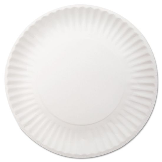 Picture of 9' WHITE NON- COATED PAPER PLATE, 1000 CASE
